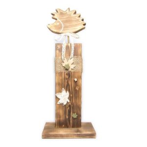 Dekorative Herbstsäule „Igel“