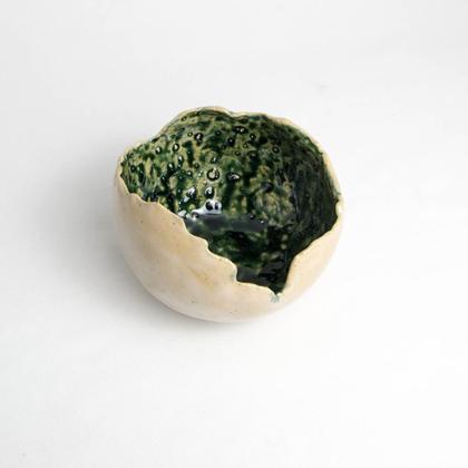 Windlichtkugel beige-grün - mittel - Image 4