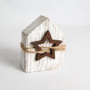 Weihnachtliches Shabby Chic Häuschen – klein