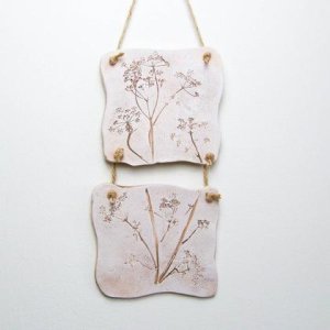 Keramik-Pflanzendruck-Bild