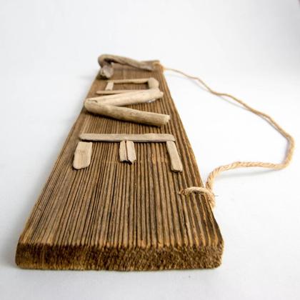 Love-Holzschild aus Alt- und Treibholz - Image 4