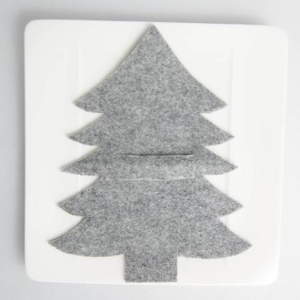 Weihnachtlicher Besteckhalter aus Filz - Image 2