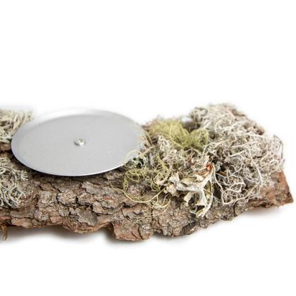 Weihnachtlicher Rindenholz-Kerzenhalter - Image 2