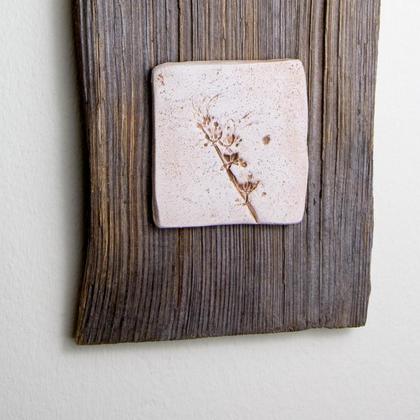 Altholz-Keramik-Bild - 3 Quadrate - Image 4