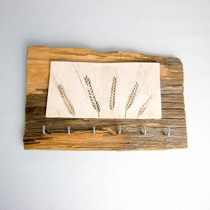 Altholz-Keramik Schlüsselbrett - Image 3