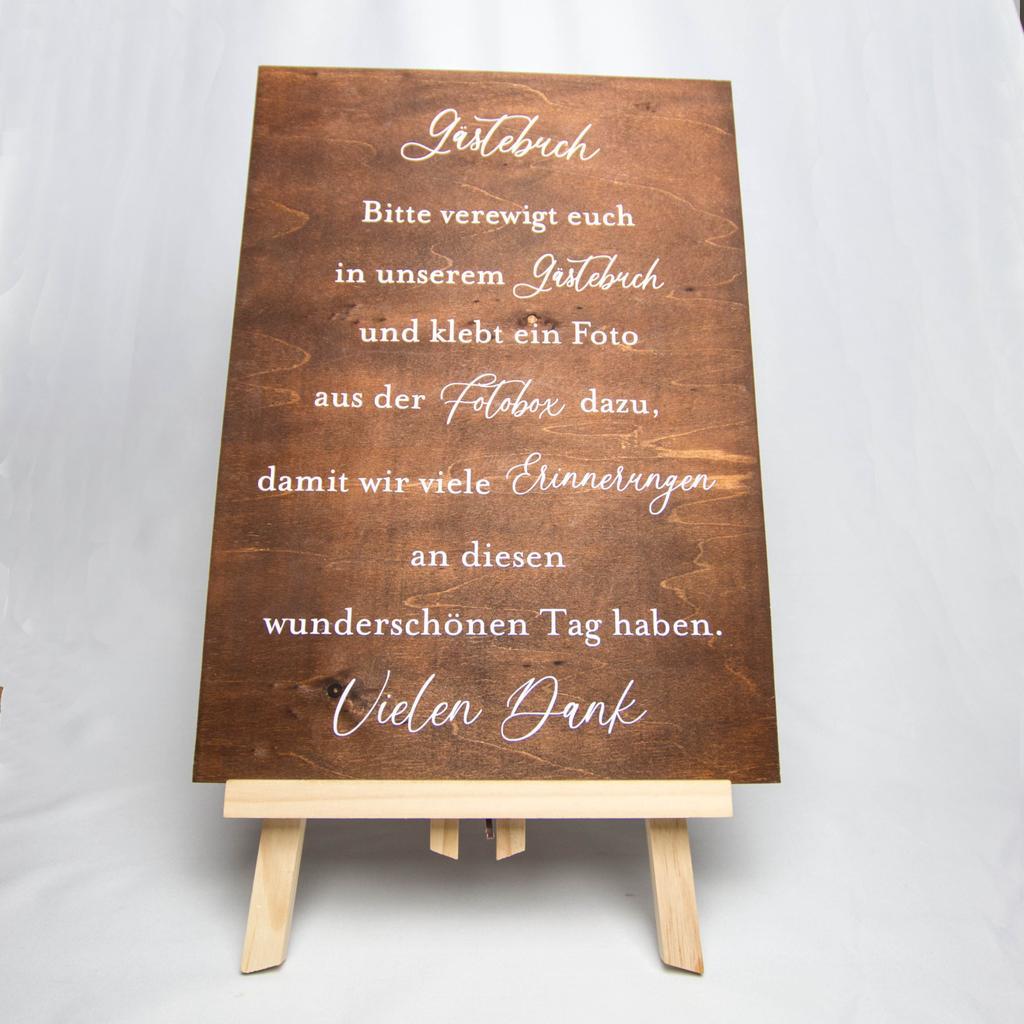 Hochzeitsschild Gästebuch - Image 2