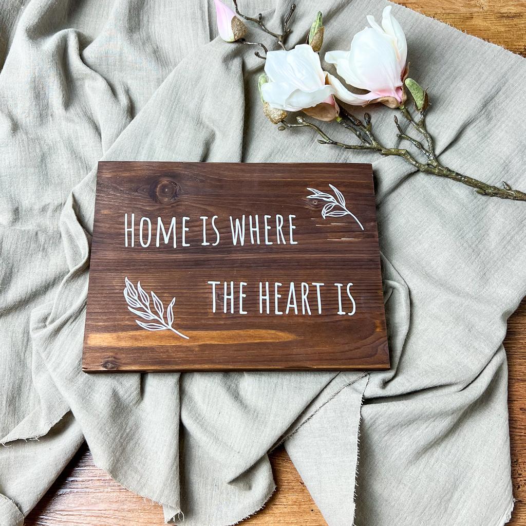 Holzschild Home is where the heart is - Image 3