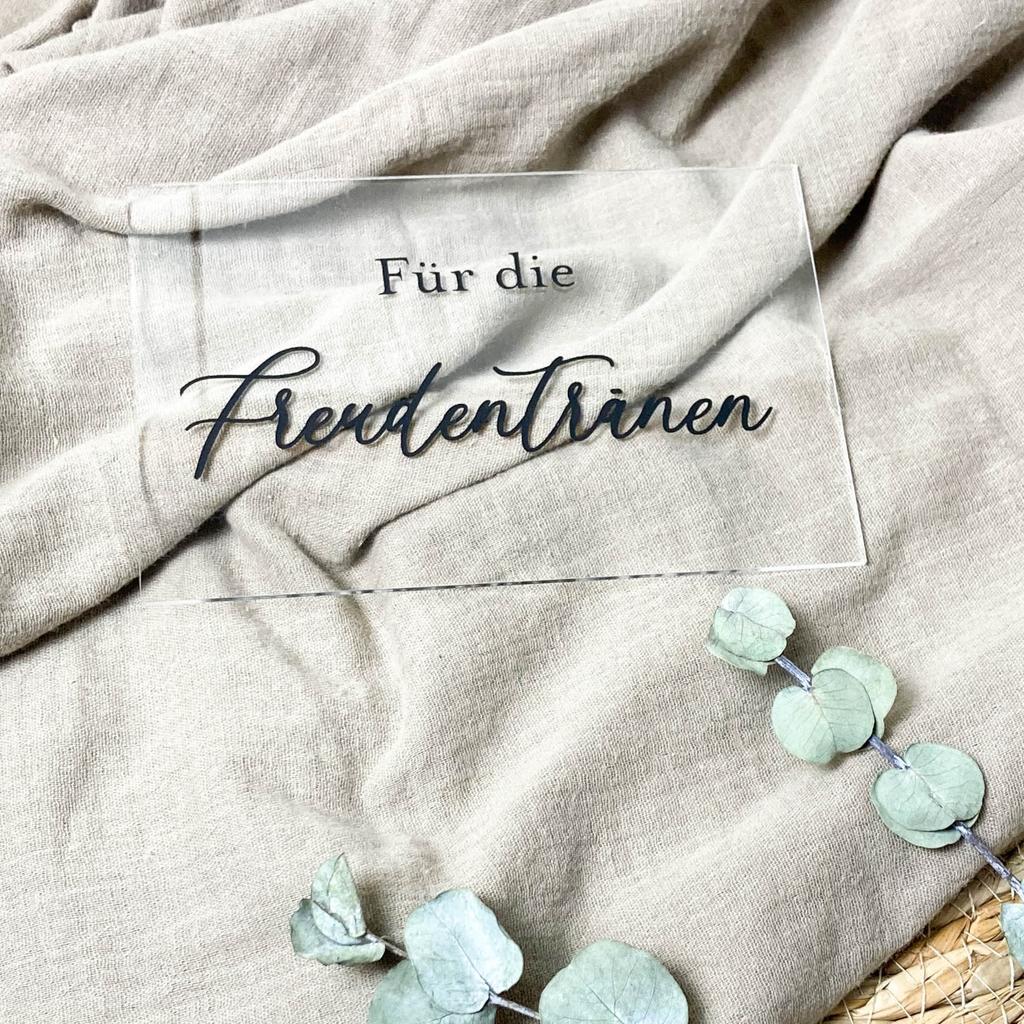 Hochzeits-Acrylschild - Image 3