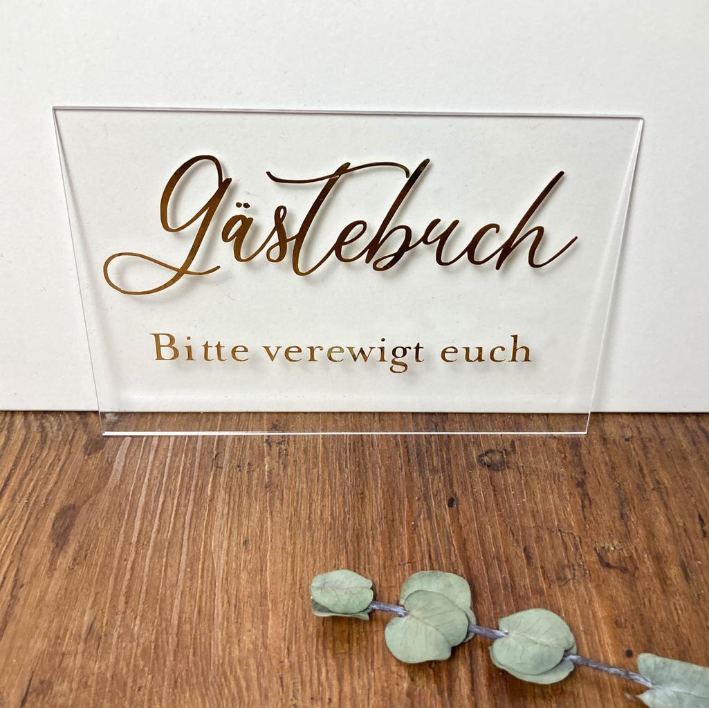 Hochzeits-Acrylschild - Image 4