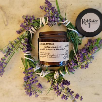 Duftkerze "Entspaun di" im 120ml Glas