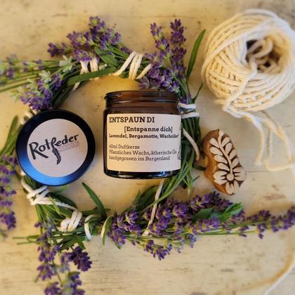 Duftkerze "Entspaun di" im 60ml Glas