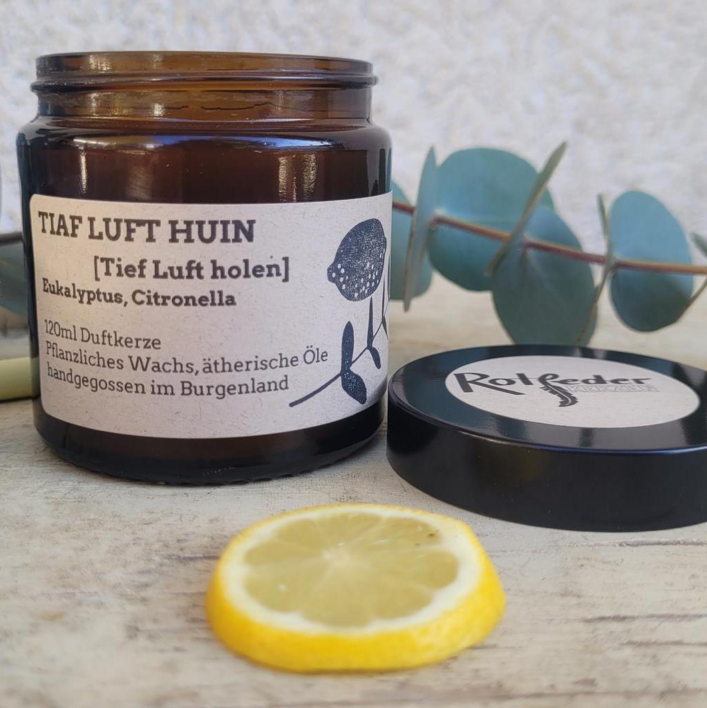 Duftkerze "Tiaf Luft huin" im 120ml Glas