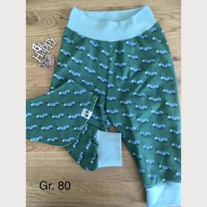 Pumphose und Lätzchen "Raupe" - Gr. 80