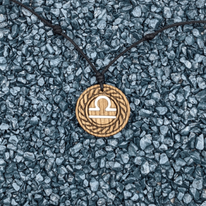 Waage Sternzeichen Halskette