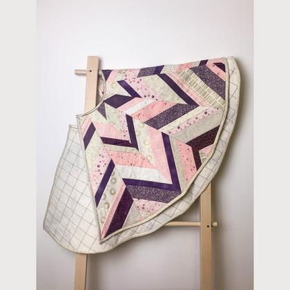 Weihnachtsbaum-Teppich rosa/dunkelviolett