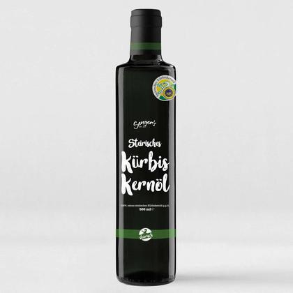 Sengers reines steirisches Kürbiskernöl 100% Kernöl aus der Steiermark 500ml