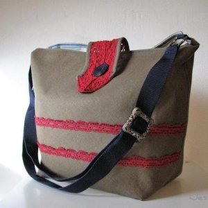 °B-Bag°Bucket Bag°Leinentasche°