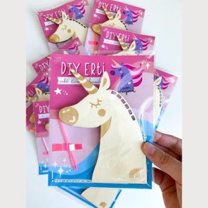 DIY Erti mit Kindernähnadel & Anleitung