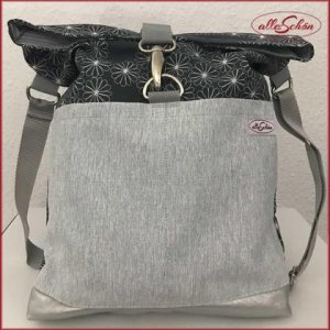 Umhängetasche light flower