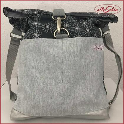 Umhängetasche light flower