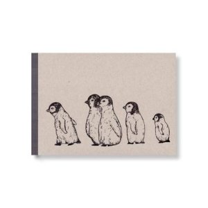 SKIZZENBUCH *Baby-Pinguine*, DIN A5 quer, 144 Seiten