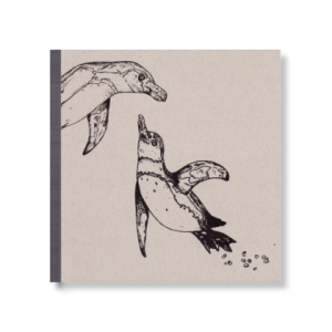 SKIZZENBUCH *Tauchende Pinguine*, 21 x 21 cm, 144 Seiten