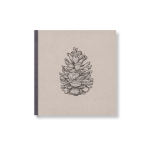 SKIZZENBUCH *Zapfen*, 17 x 17 cm, 144 Seiten