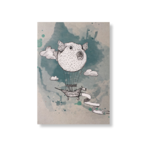 BULLET JOURNAL *Kugelfisch mit Ballon*, DIN A5, 150 Seiten