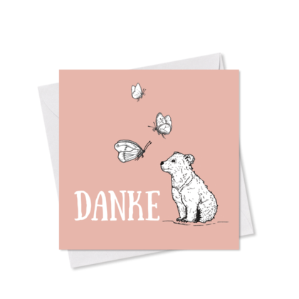 MINI-GRUSSKARTE *Danke*