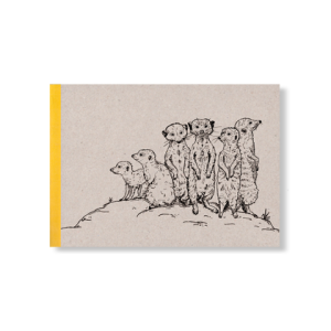 SKIZZENBUCH *Erdmännchen*, DIN A5 quer, 144 Seiten