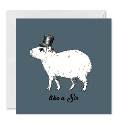 GRUSSKARTE *Like a Sir*