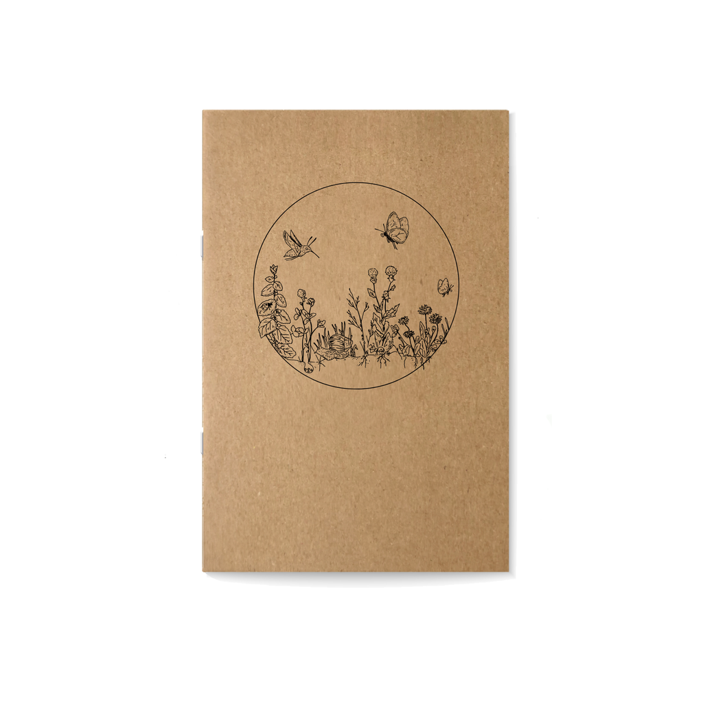 NOTIZHEFT *Blumenwiese im Kreis*