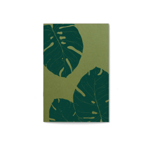 NOTIZHEFT *Monstera*, hellgrün, DIN A5