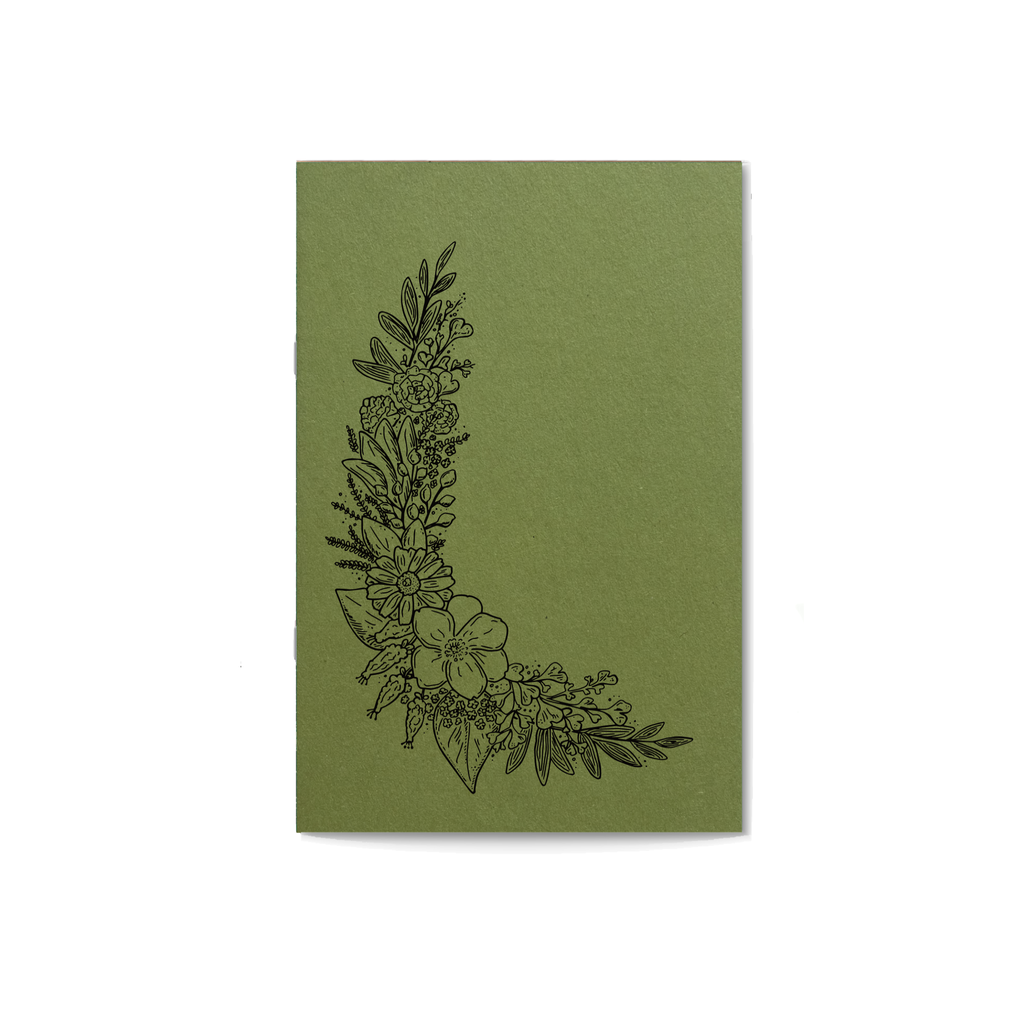 NOTIZHEFT *Vintage-Blumen*