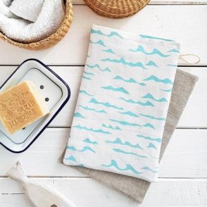 Waschhandschuh Waves