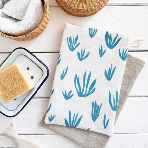 Waschhandschuh Seaweed