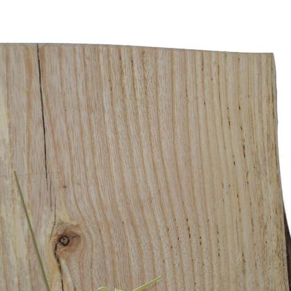 Wanduhr Standuhr 24 x 22 cm Baumscheibe Esche Eschenholz - Image 4