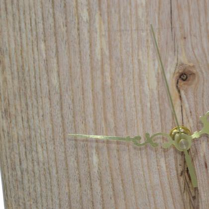 Wanduhr Standuhr 24 x 22 cm Baumscheibe Esche Eschenholz - Image 2