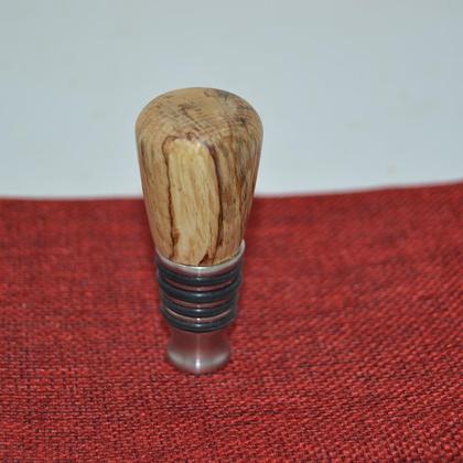 Weinverschluss Weinstöpsel gestockte Buche m. Säckchen - Image 2