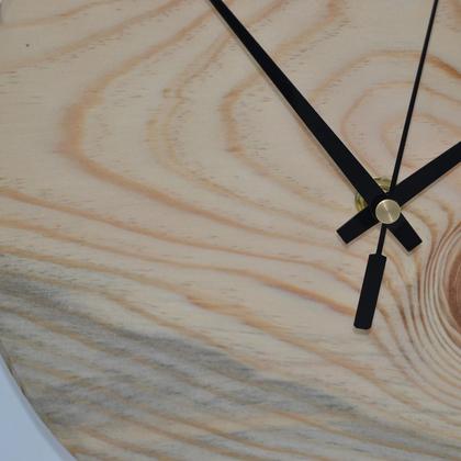 Holz Wanduhr 24 cm Kiefer Holzdekoration - Image 4