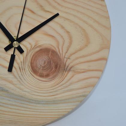Holz Wanduhr 24 cm Kiefer Holzdekoration - Image 2
