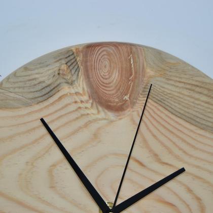 Holz Wanduhr 24 cm Kiefer Holzdekoration - Image 3