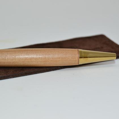 Holz Kugelschreiber Drehkugelschreiber Erle Unikat - Image 3