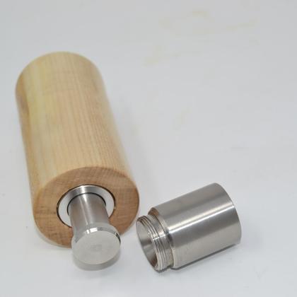 Holz Gewürzmühle Einhand Mühle Ahorn Pfeffermühle Salzmühle - Image 2