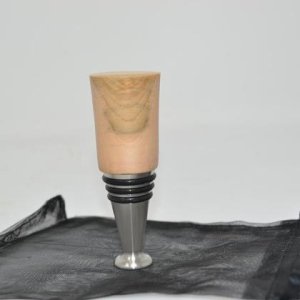 Holz Flaschenverschluss Zirbe Weinstöpsel Weinstoppel Geschenk