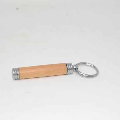 Holz Schlüsselanhänger mit Geheimfach Kirsche Geschenk handmade