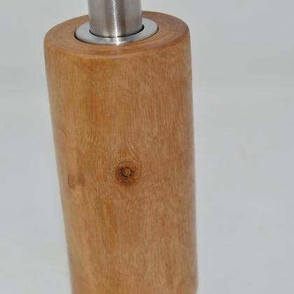 Holz Gewürzmühle Einhand Mühle Erle Pfeffermühle Salzmühle handmade - Image 2