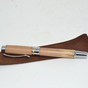 Holz Füller Füllfeder Füllfederhalter Apfel Handarbeit Geschenkidee Unikat