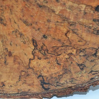 Holzuhr Holz Wanduhr Uhr 34x31.5 Birke Baumscheibenuhr Holzdeko Unikat handmade - Image 3