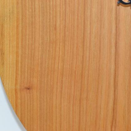 Holz Wanduhr Holzuhr 25 cm Holz Kirsche Holzdeko Deko Geschenk Unikat handmade - Image 2